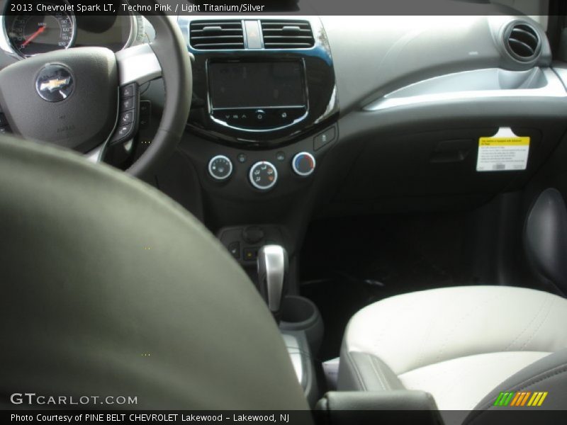 Techno Pink / Light Titanium/Silver 2013 Chevrolet Spark LT