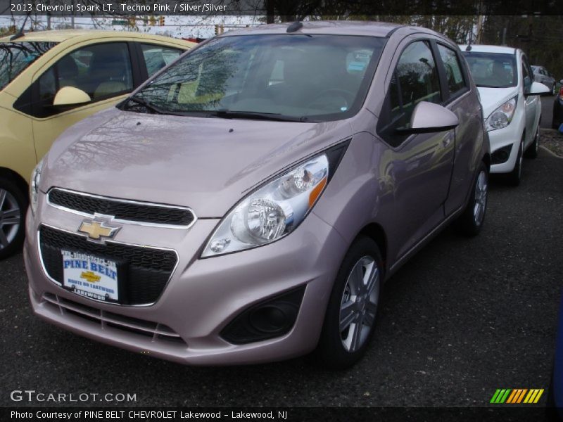 Techno Pink / Silver/Silver 2013 Chevrolet Spark LT