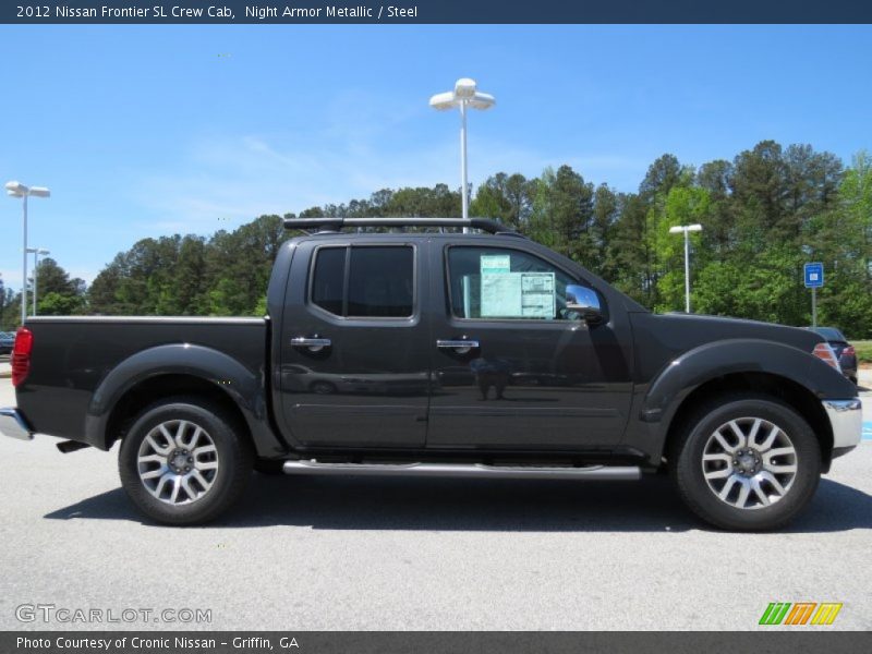 Night Armor Metallic / Steel 2012 Nissan Frontier SL Crew Cab