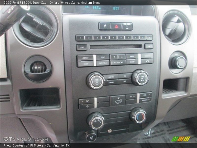 Oxford White / Stone/Medium Stone 2009 Ford F150 XL SuperCab