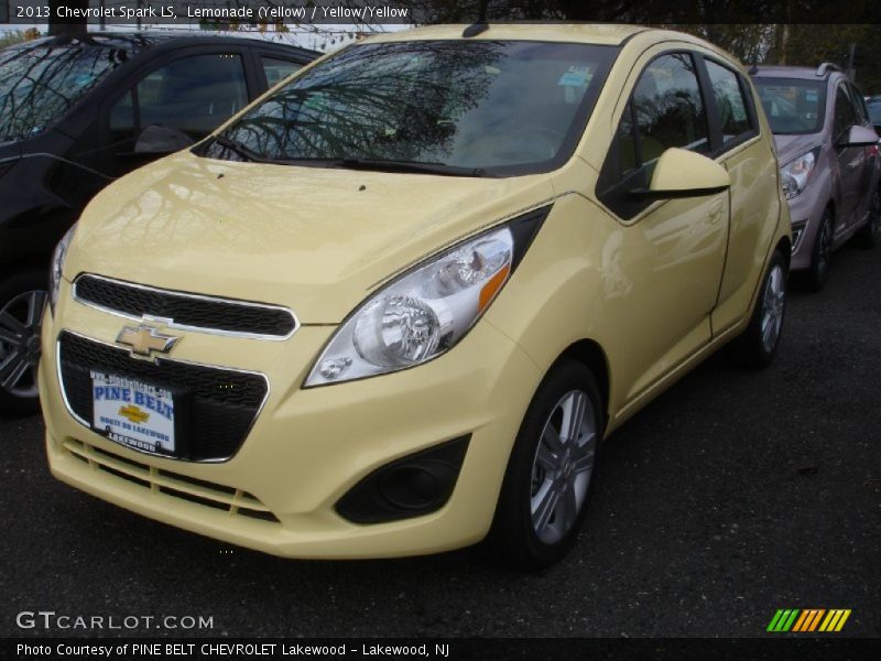 Lemonade (Yellow) / Yellow/Yellow 2013 Chevrolet Spark LS