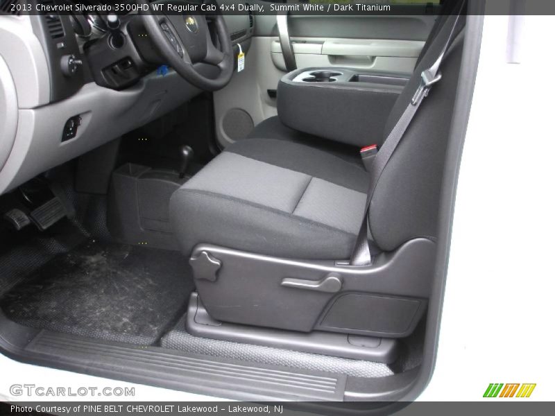 Summit White / Dark Titanium 2013 Chevrolet Silverado 3500HD WT Regular Cab 4x4 Dually