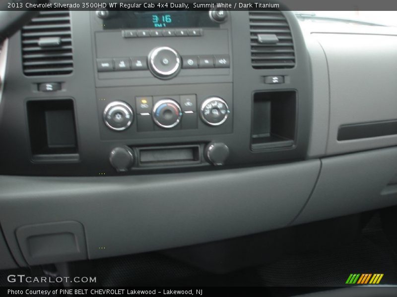 Summit White / Dark Titanium 2013 Chevrolet Silverado 3500HD WT Regular Cab 4x4 Dually