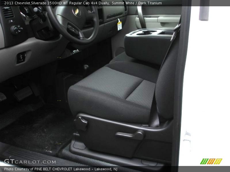 Summit White / Dark Titanium 2013 Chevrolet Silverado 3500HD WT Regular Cab 4x4 Dually