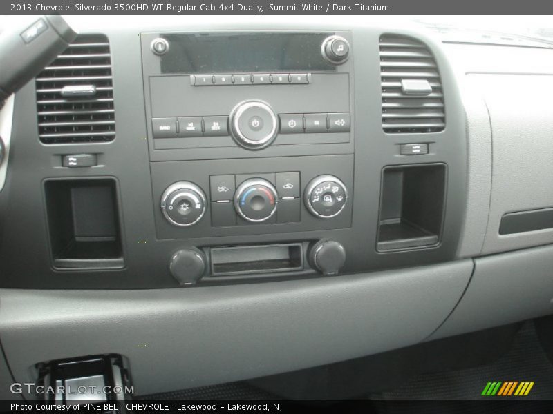Summit White / Dark Titanium 2013 Chevrolet Silverado 3500HD WT Regular Cab 4x4 Dually