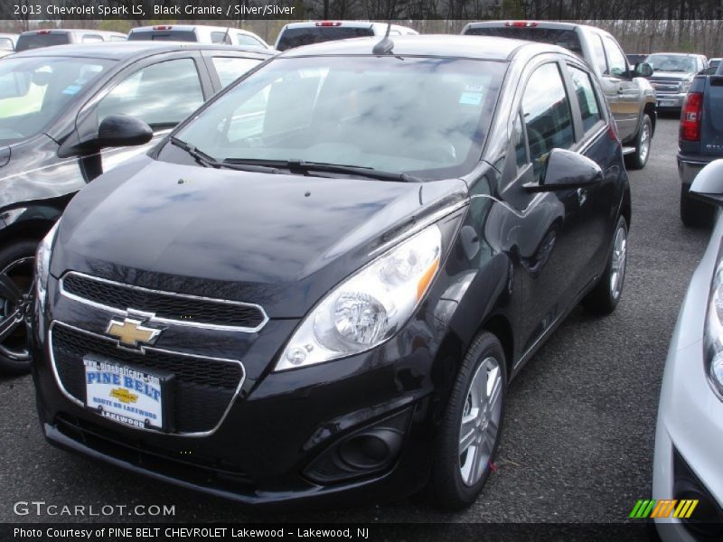 Black Granite / Silver/Silver 2013 Chevrolet Spark LS