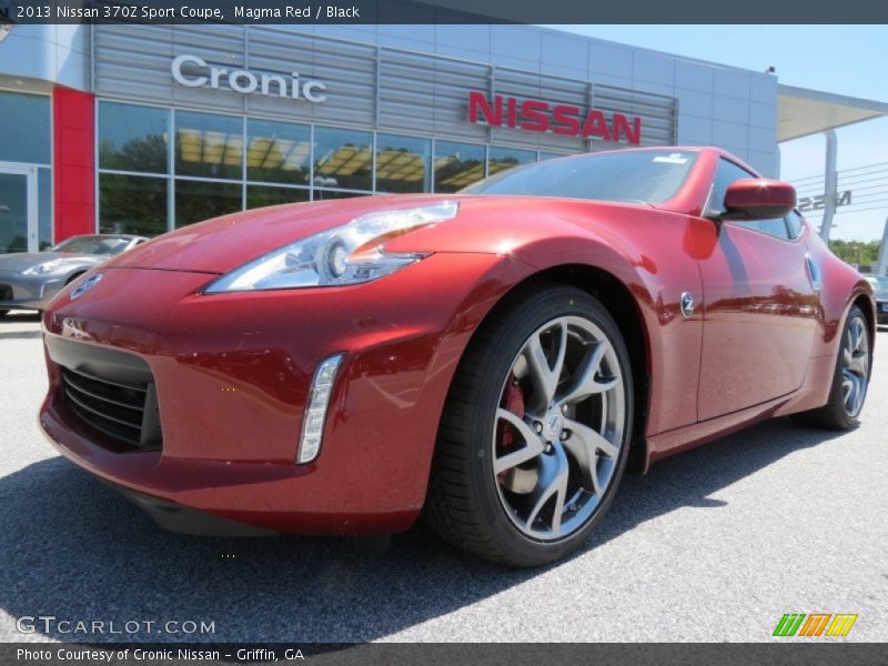 Magma Red / Black 2013 Nissan 370Z Sport Coupe