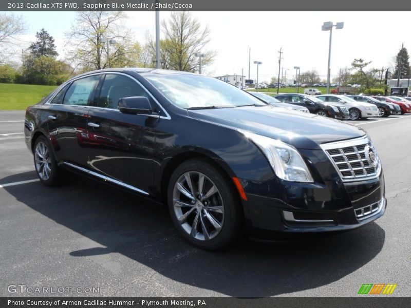 Sapphire Blue Metallic / Shale/Cocoa 2013 Cadillac XTS FWD