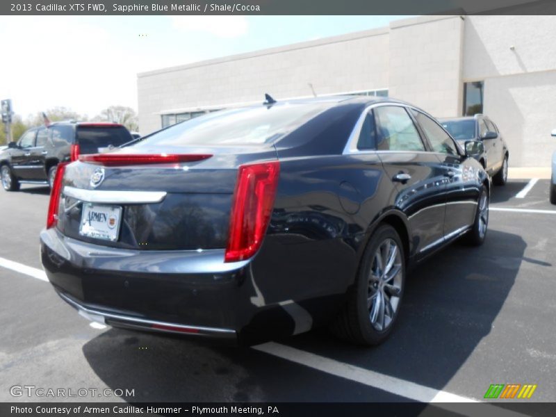 Sapphire Blue Metallic / Shale/Cocoa 2013 Cadillac XTS FWD