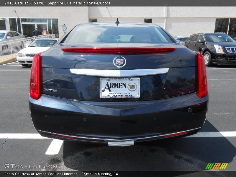 Sapphire Blue Metallic / Shale/Cocoa 2013 Cadillac XTS FWD