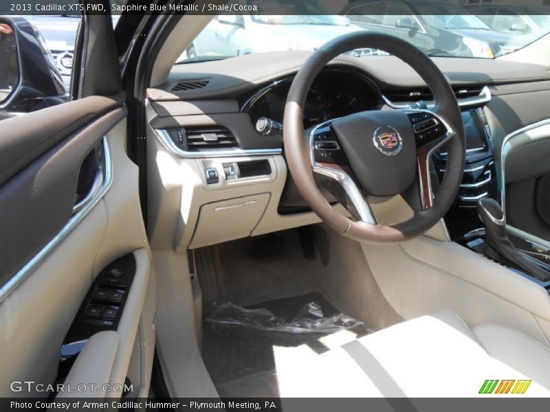 Sapphire Blue Metallic / Shale/Cocoa 2013 Cadillac XTS FWD