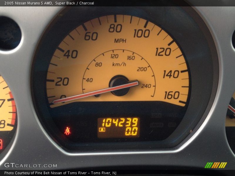 Super Black / Charcoal 2005 Nissan Murano S AWD