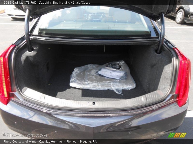 Sapphire Blue Metallic / Shale/Cocoa 2013 Cadillac XTS FWD