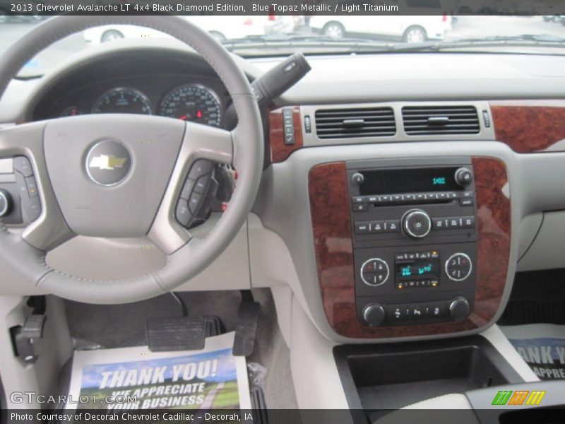 Dashboard of 2013 Avalanche LT 4x4 Black Diamond Edition