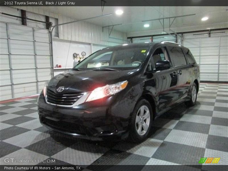 Black / Light Gray 2012 Toyota Sienna LE