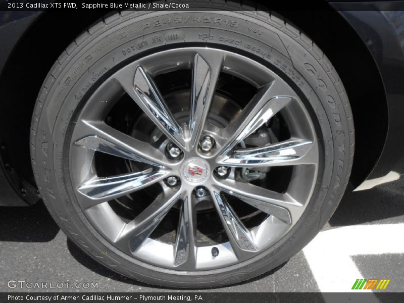 Sapphire Blue Metallic / Shale/Cocoa 2013 Cadillac XTS FWD