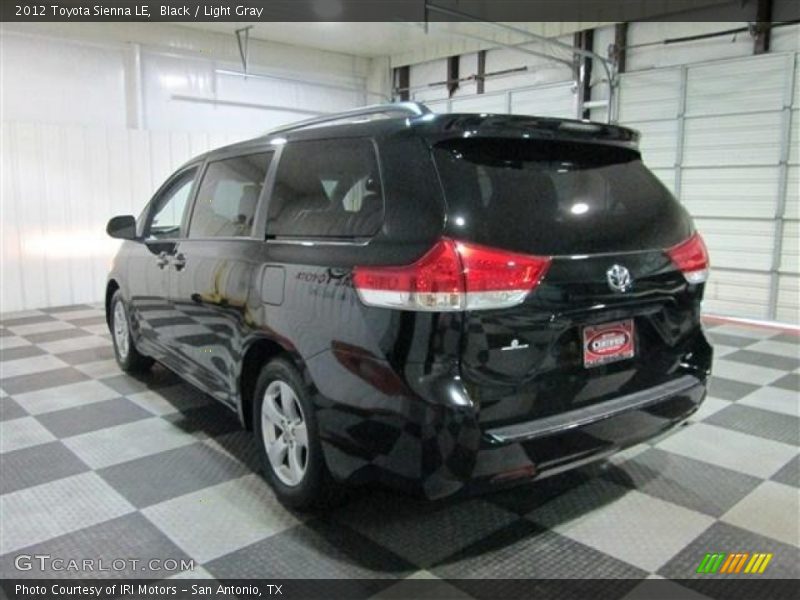 Black / Light Gray 2012 Toyota Sienna LE