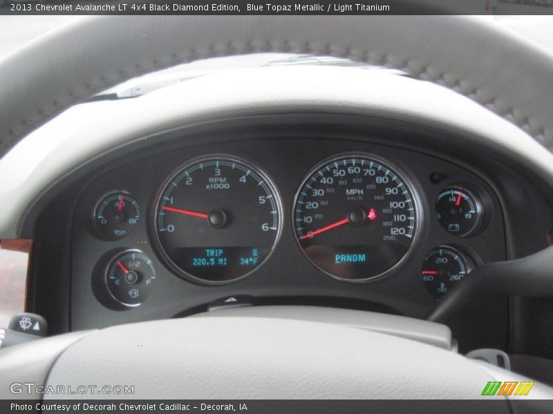  2013 Avalanche LT 4x4 Black Diamond Edition LT 4x4 Black Diamond Edition Gauges