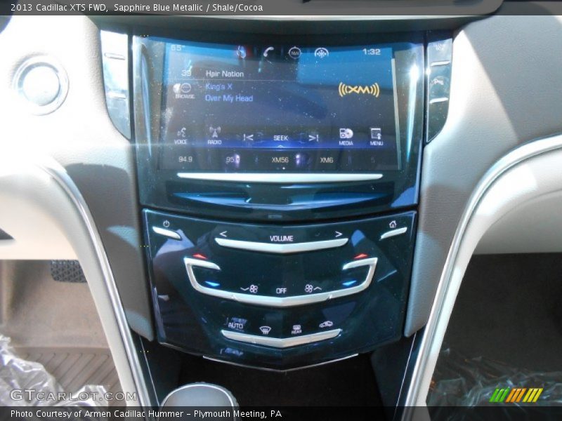 Sapphire Blue Metallic / Shale/Cocoa 2013 Cadillac XTS FWD