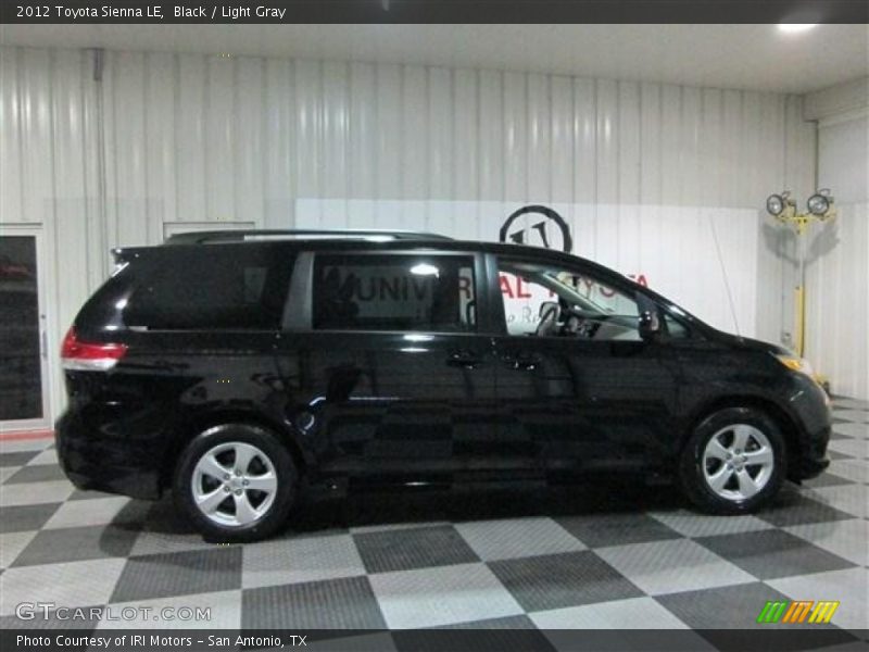 Black / Light Gray 2012 Toyota Sienna LE
