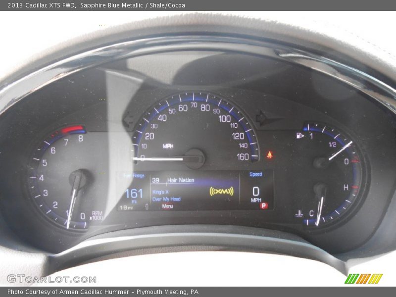 Sapphire Blue Metallic / Shale/Cocoa 2013 Cadillac XTS FWD