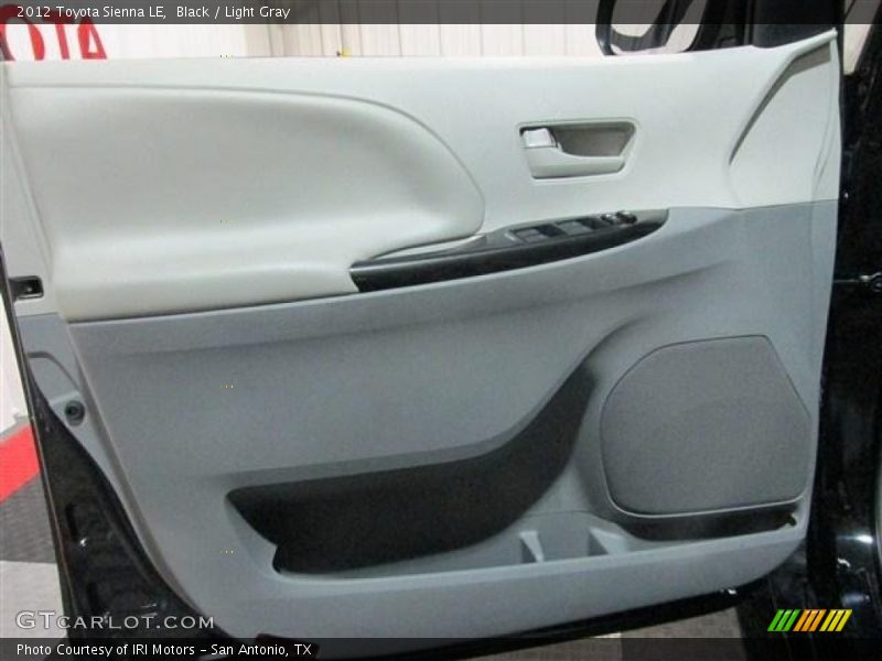 Black / Light Gray 2012 Toyota Sienna LE