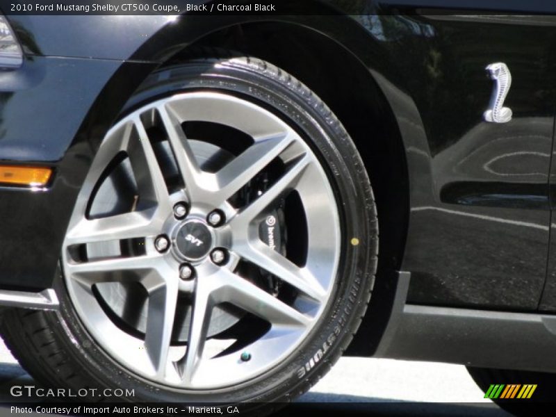 Black / Charcoal Black 2010 Ford Mustang Shelby GT500 Coupe