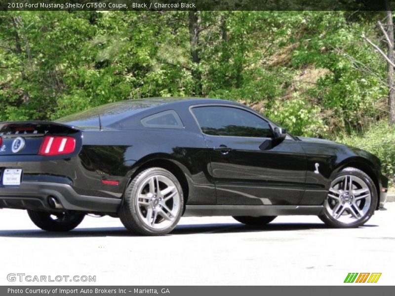 Black / Charcoal Black 2010 Ford Mustang Shelby GT500 Coupe