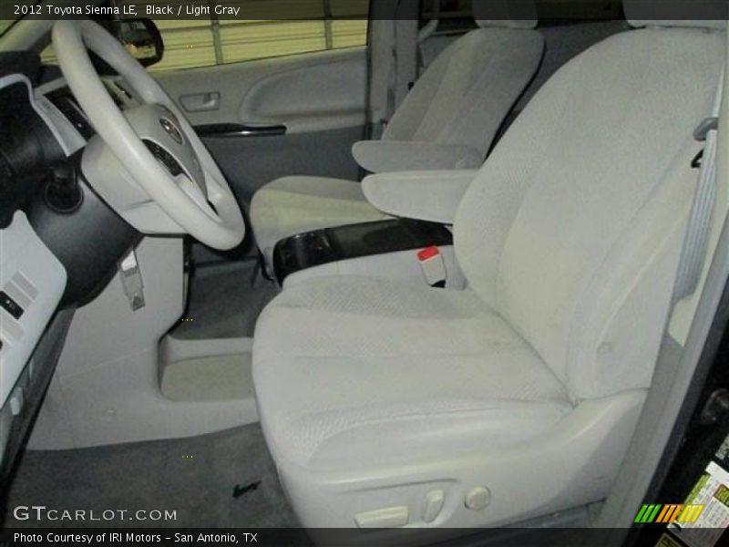Black / Light Gray 2012 Toyota Sienna LE