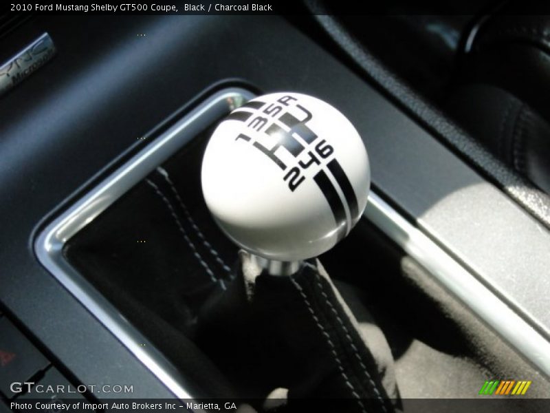Black / Charcoal Black 2010 Ford Mustang Shelby GT500 Coupe