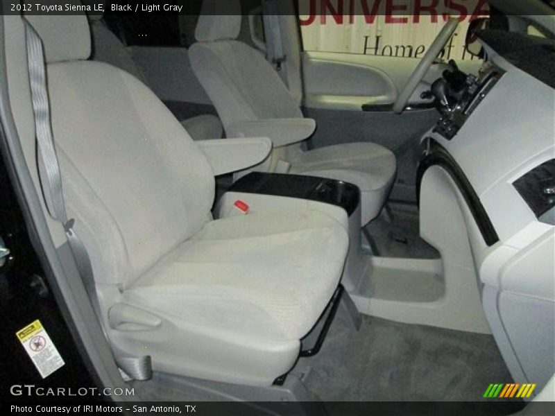 Black / Light Gray 2012 Toyota Sienna LE