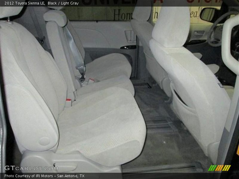 Black / Light Gray 2012 Toyota Sienna LE