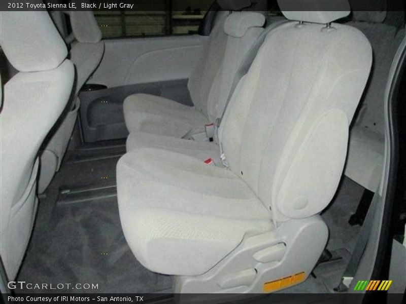 Black / Light Gray 2012 Toyota Sienna LE