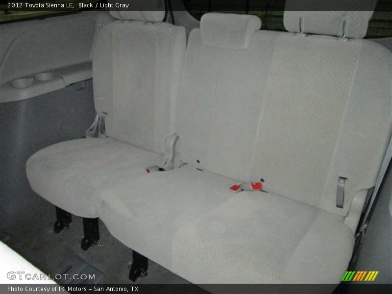 Black / Light Gray 2012 Toyota Sienna LE
