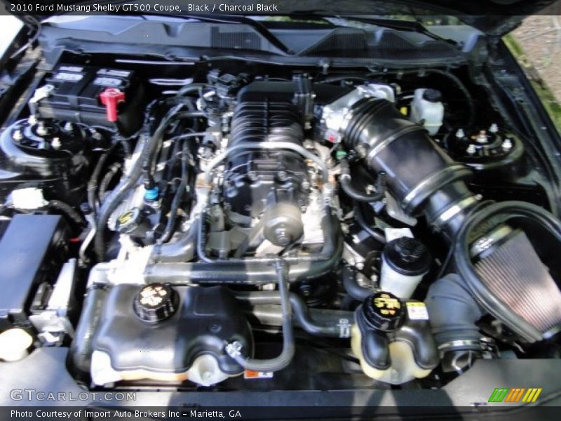 Black / Charcoal Black 2010 Ford Mustang Shelby GT500 Coupe