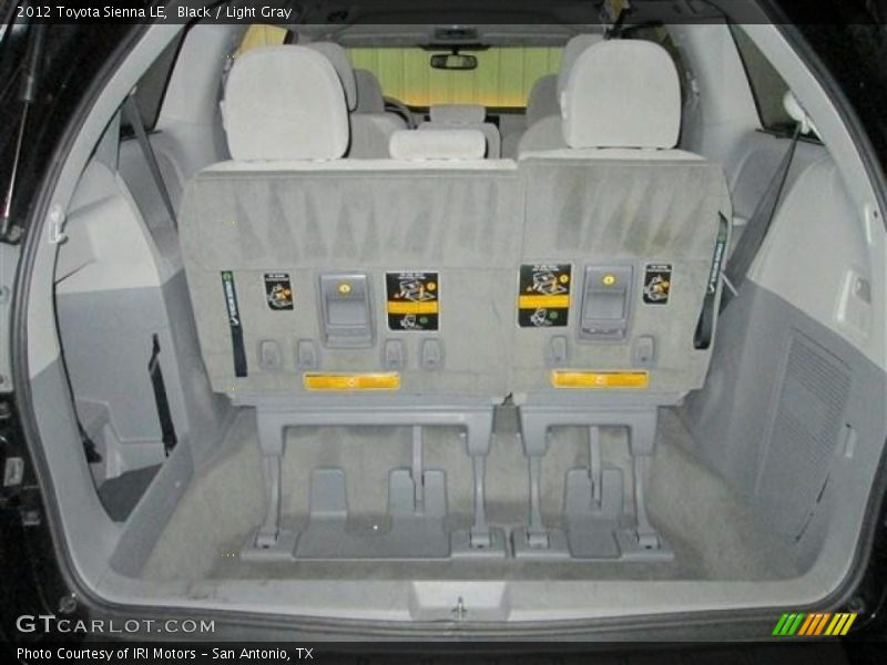 Black / Light Gray 2012 Toyota Sienna LE