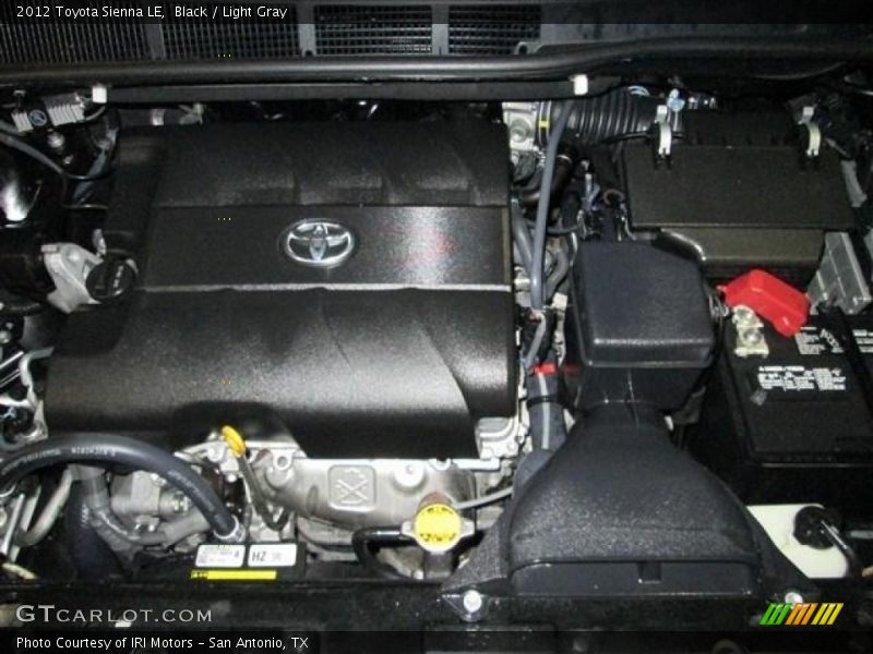 Black / Light Gray 2012 Toyota Sienna LE