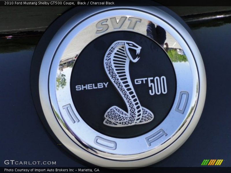Black / Charcoal Black 2010 Ford Mustang Shelby GT500 Coupe