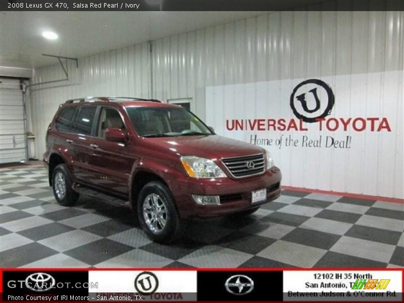 Salsa Red Pearl / Ivory 2008 Lexus GX 470