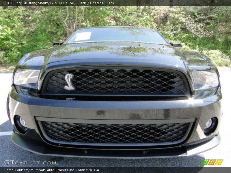 Black / Charcoal Black 2010 Ford Mustang Shelby GT500 Coupe