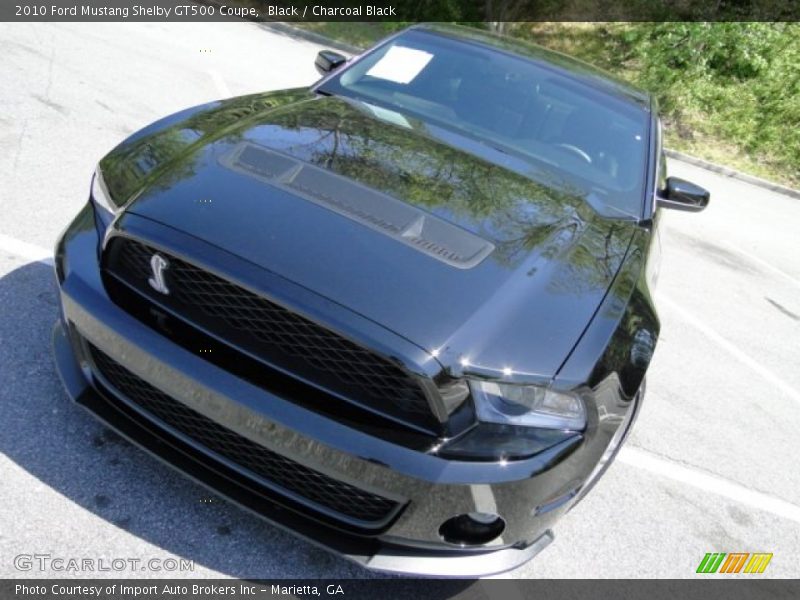 Black / Charcoal Black 2010 Ford Mustang Shelby GT500 Coupe