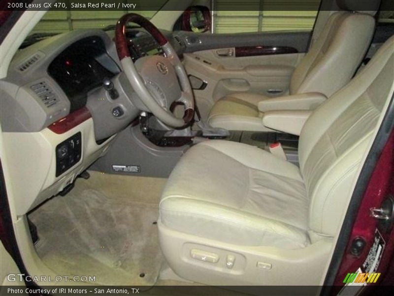 Salsa Red Pearl / Ivory 2008 Lexus GX 470