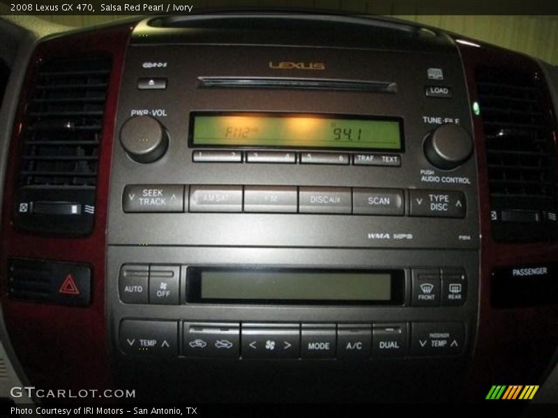 Salsa Red Pearl / Ivory 2008 Lexus GX 470