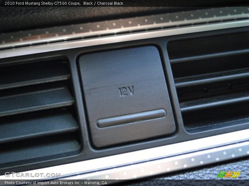 Black / Charcoal Black 2010 Ford Mustang Shelby GT500 Coupe