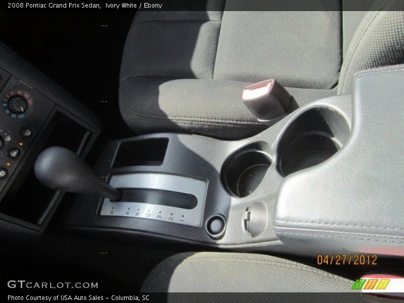 Ivory White / Ebony 2008 Pontiac Grand Prix Sedan