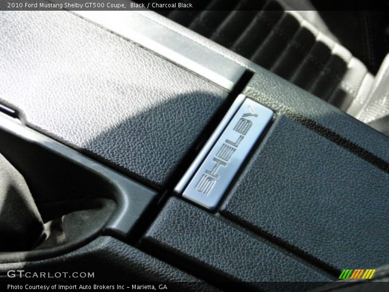 Black / Charcoal Black 2010 Ford Mustang Shelby GT500 Coupe