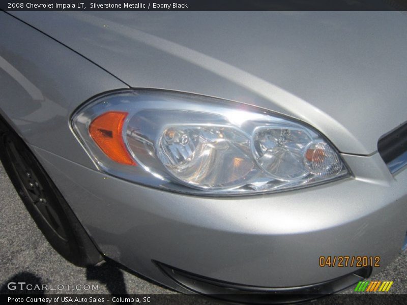 Silverstone Metallic / Ebony Black 2008 Chevrolet Impala LT