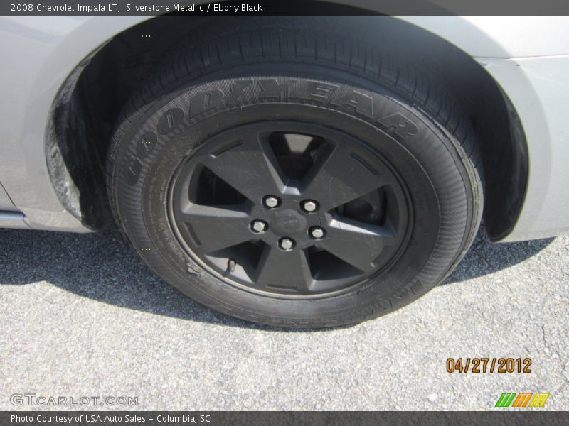 Silverstone Metallic / Ebony Black 2008 Chevrolet Impala LT