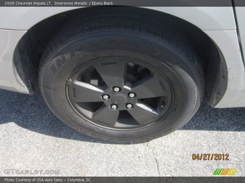Silverstone Metallic / Ebony Black 2008 Chevrolet Impala LT