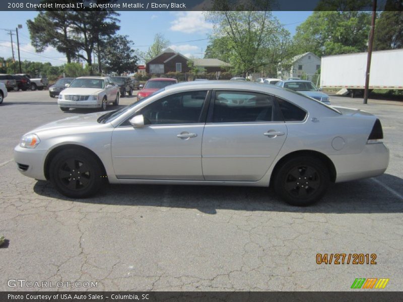 Silverstone Metallic / Ebony Black 2008 Chevrolet Impala LT